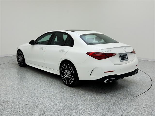 new 2025 Mercedes-Benz C-Class car, priced at $57,795