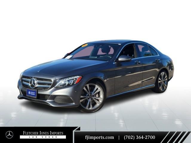 used 2018 Mercedes-Benz C-Class car, priced at $25,482
