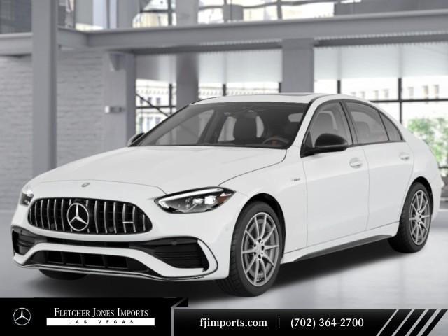 new 2024 Mercedes-Benz AMG C 43 car, priced at $64,190