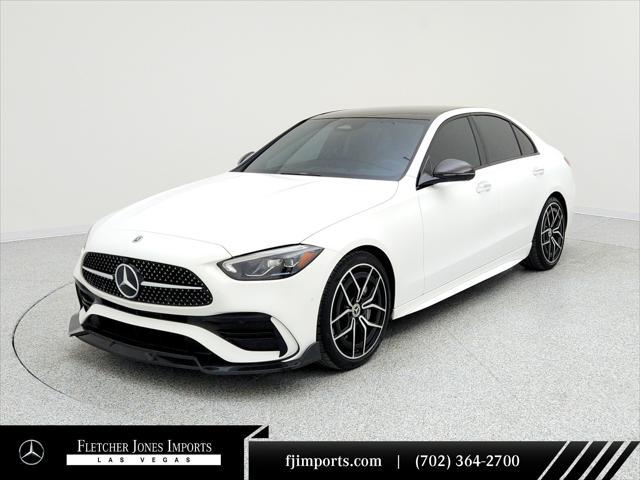 used 2022 Mercedes-Benz C-Class car, priced at $39,994