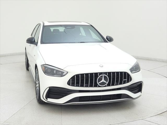 new 2025 Mercedes-Benz AMG C 43 car, priced at $68,085