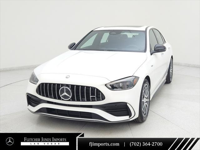 new 2025 Mercedes-Benz AMG C 43 car, priced at $68,085