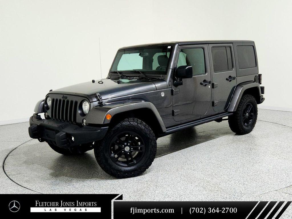 used 2017 Jeep Wrangler Unlimited car, priced at $21,494