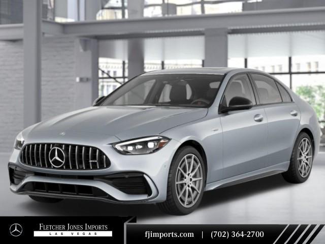 new 2024 Mercedes-Benz AMG C 43 car, priced at $67,540