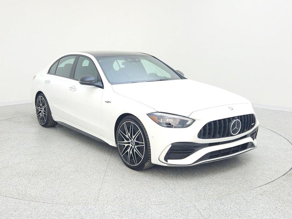 new 2025 Mercedes-Benz AMG C 43 car, priced at $71,395