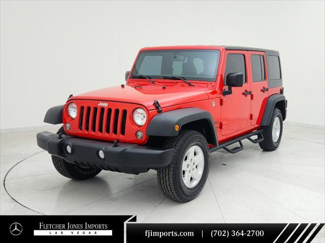 used 2018 Jeep Wrangler JK Unlimited car, priced at $24,984