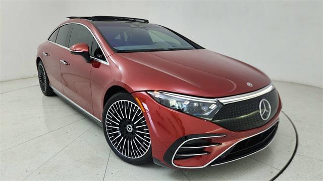 used 2022 Mercedes-Benz EQS 580 car, priced at $52,950