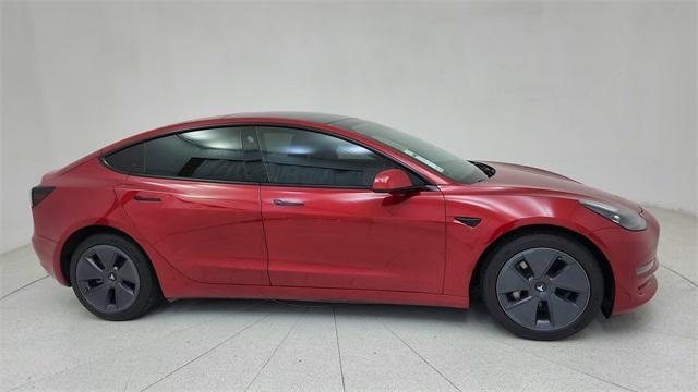 used 2022 Tesla Model 3 car, priced at $32,750