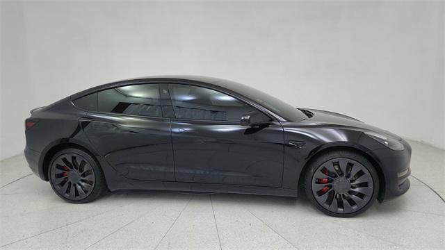 used 2023 Tesla Model 3 car, priced at $38,450