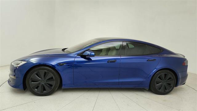 used 2021 Tesla Model S car, priced at $55,450