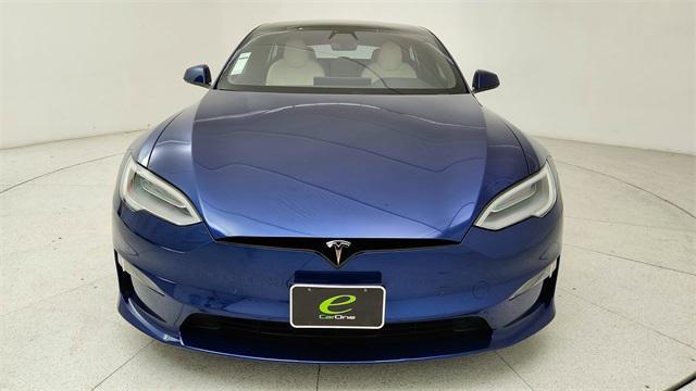 used 2021 Tesla Model S car, priced at $55,450