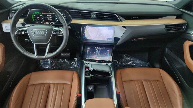 used 2024 Audi Q8 e-tron car, priced at $42,350