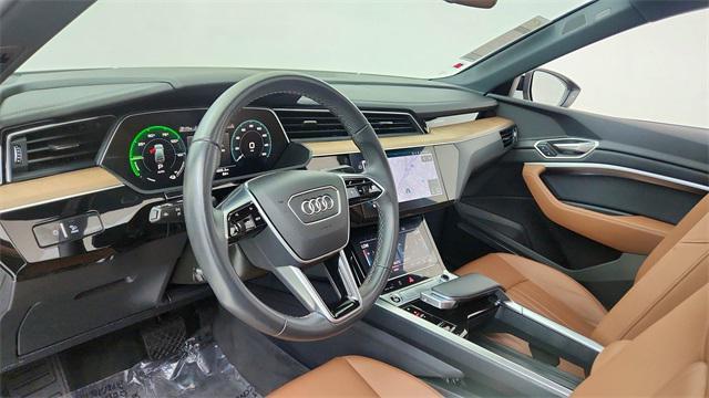 used 2024 Audi Q8 e-tron car, priced at $42,350