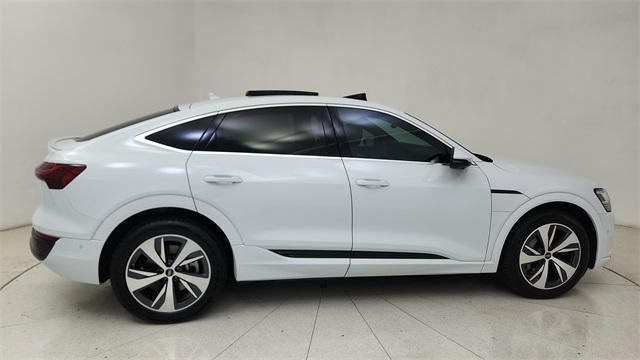 used 2024 Audi Q8 e-tron car, priced at $42,350
