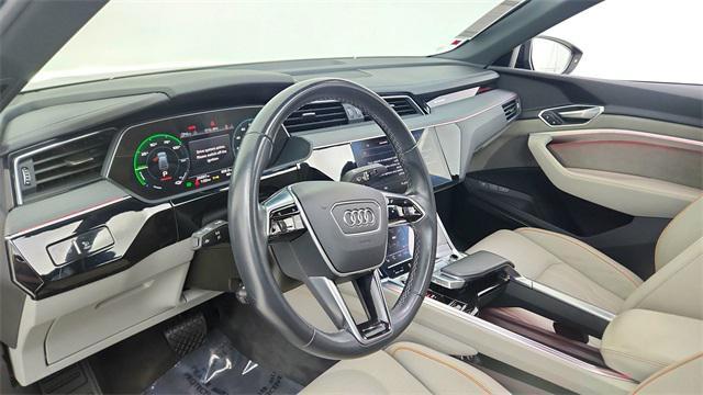 used 2024 Audi Q8 e-tron car, priced at $44,750
