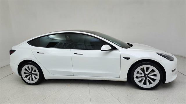 used 2023 Tesla Model 3 car, priced at $27,750