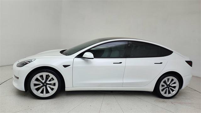 used 2023 Tesla Model 3 car, priced at $27,750