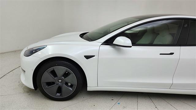 used 2022 Tesla Model 3 car, priced at $27,450