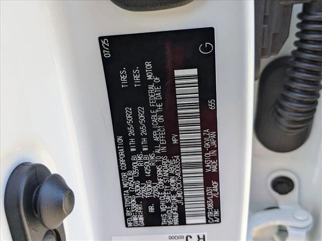 new 2025 Lexus LX 700h car, priced at $116,105