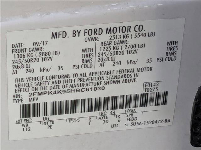used 2017 Ford Edge car, priced at $11,995