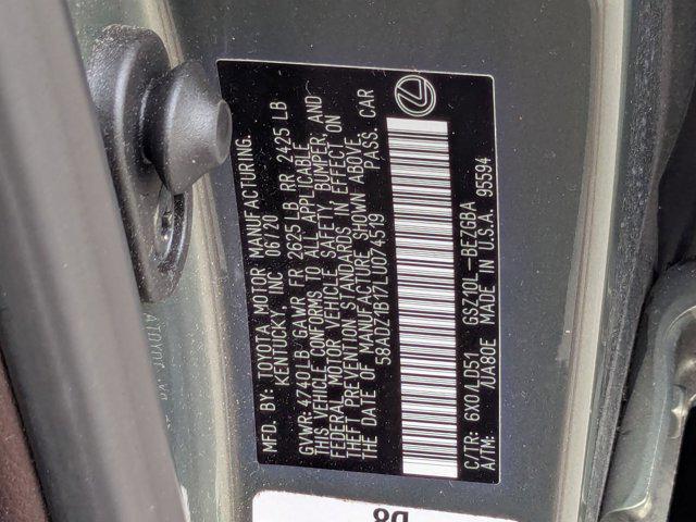 used 2020 Lexus ES 350 car, priced at $27,995