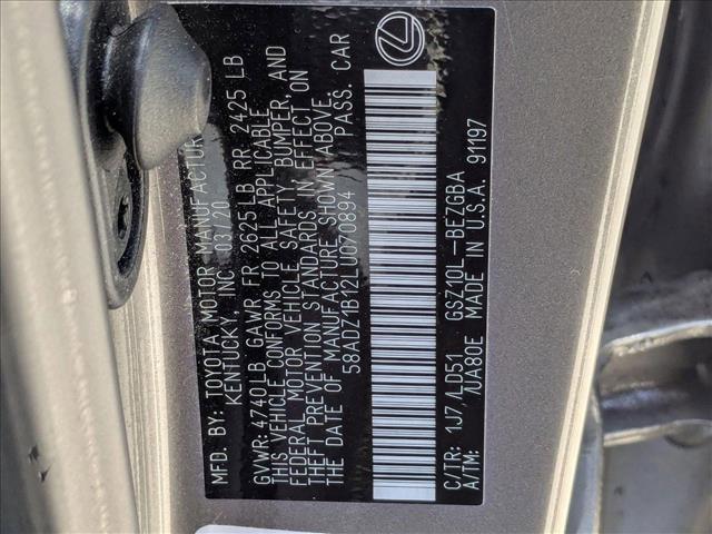 used 2020 Lexus ES 350 car, priced at $27,995