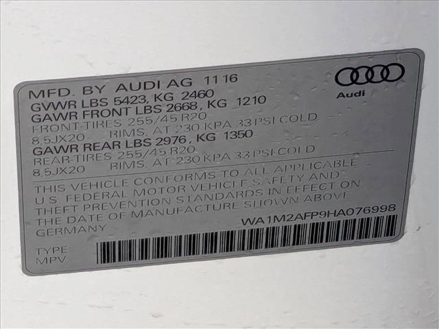 used 2017 Audi Q5 car, priced at $14,995