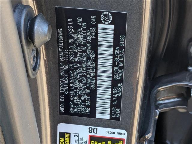 new 2025 Lexus ES 350 car, priced at $45,435