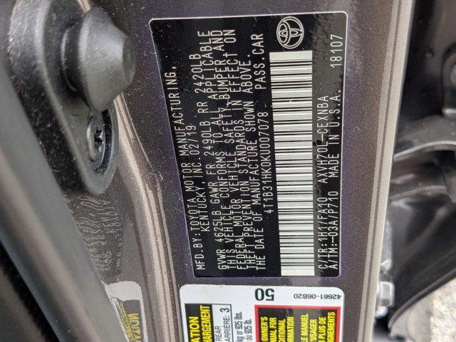 used 2019 Toyota Camry Hybrid car, priced at $21,995