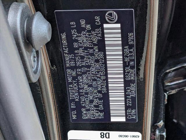 new 2025 Lexus ES 350 car, priced at $46,869