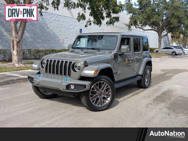 used 2022 Jeep Wrangler Unlimited 4xe car, priced at $38,995