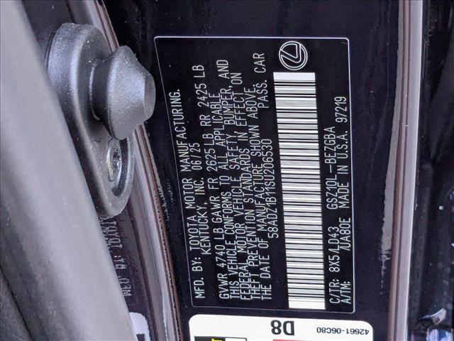 new 2025 Lexus ES 350 car, priced at $45,083