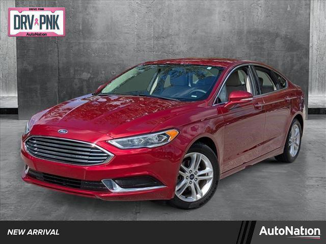 used 2018 Ford Fusion car, priced at $15,495