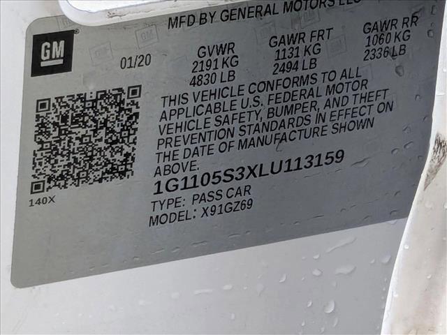 used 2020 Chevrolet Impala car, priced at $20,995