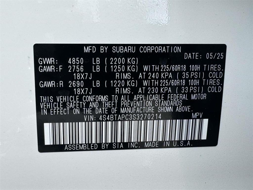 new 2025 Subaru Outback car, priced at $42,580