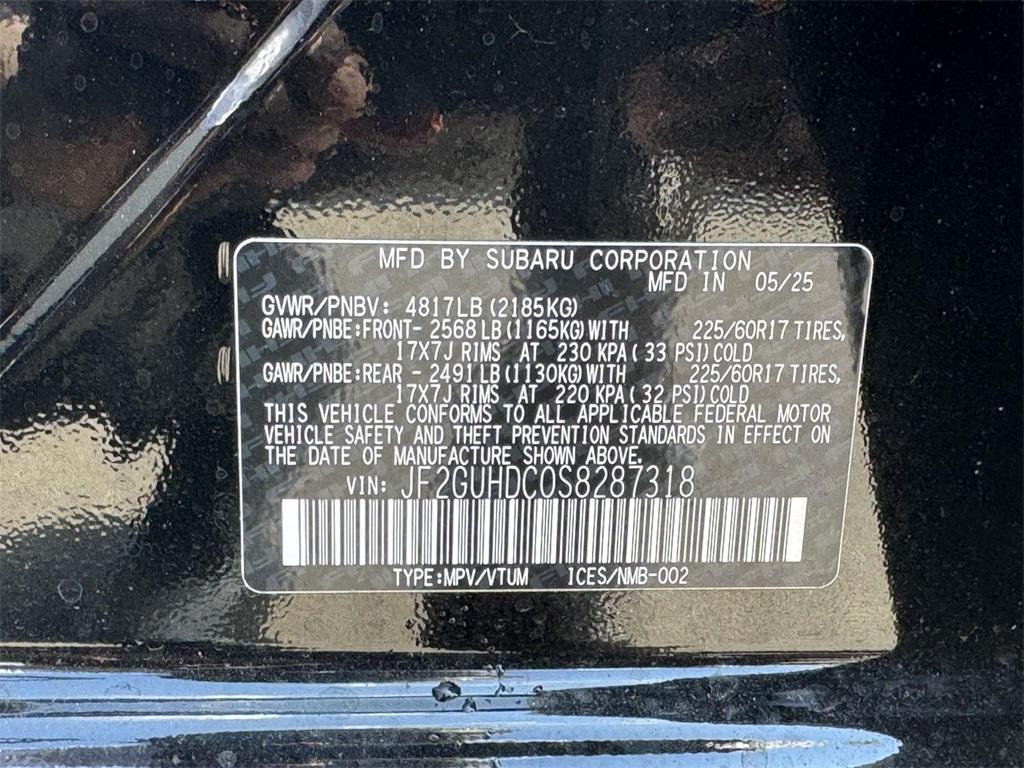 new 2025 Subaru Crosstrek car, priced at $30,927