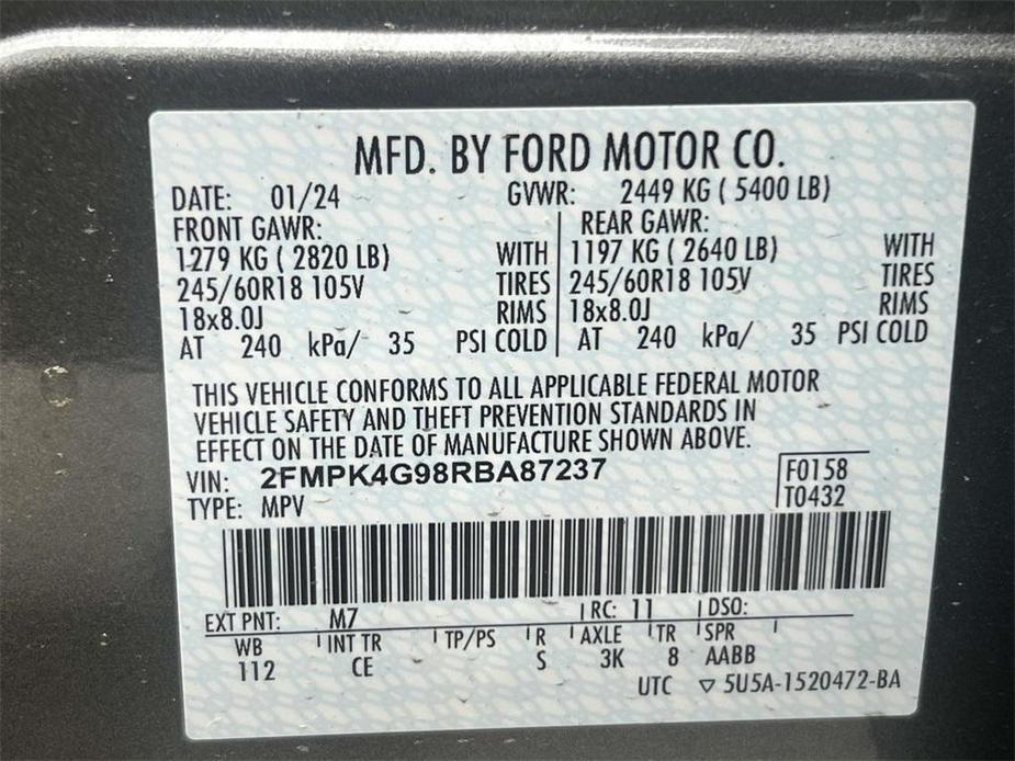 new 2024 Ford Edge car, priced at $32,060