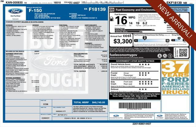 used 2014 Ford F-150 car, priced at $17,786