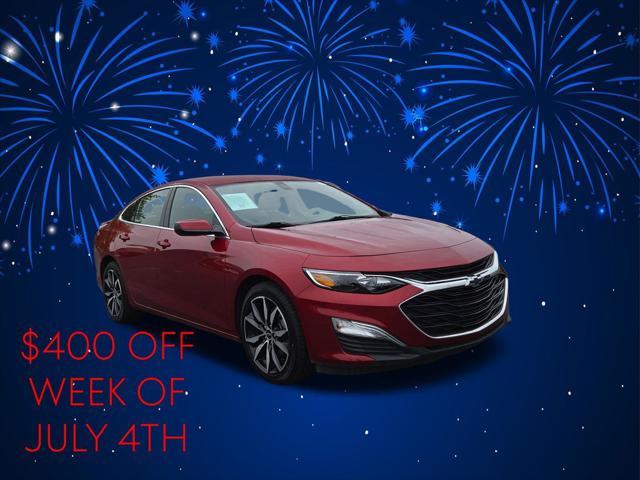 used 2021 Chevrolet Malibu car, priced at $18,768