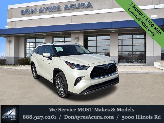 used 2021 Toyota Highlander Hybrid car, priced at $37,614