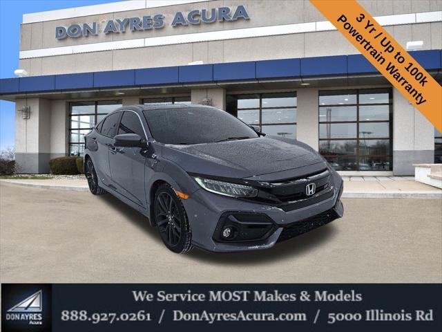 used 2020 Honda Civic Si car, priced at $23,306