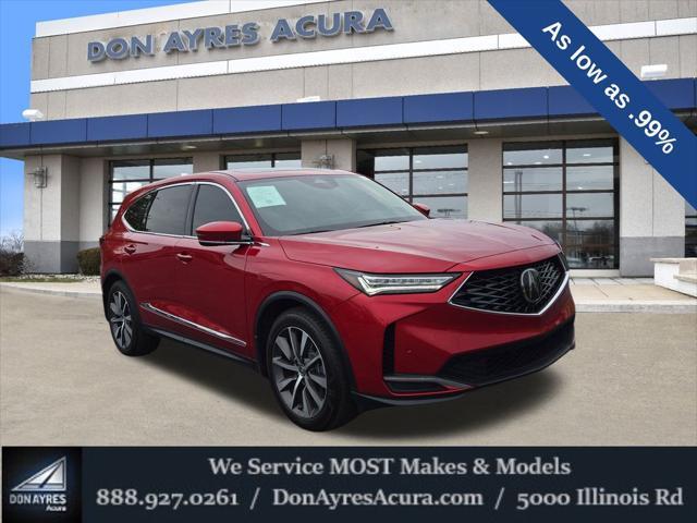 used 2025 Acura MDX car, priced at $52,777
