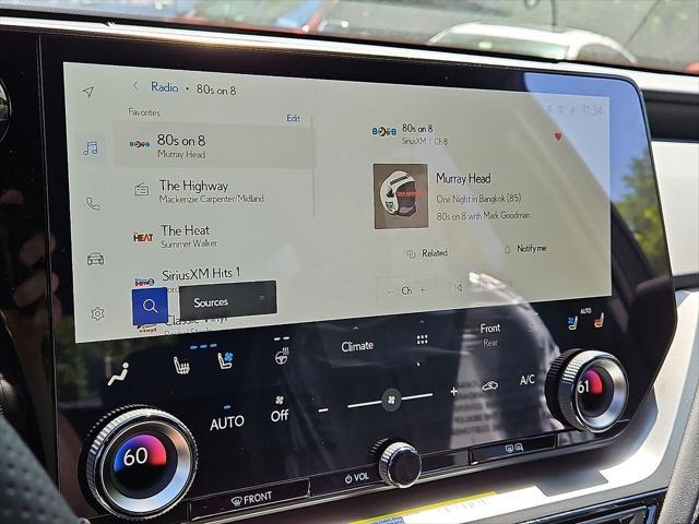 new 2025 Lexus TX 500h car, priced at $73,344