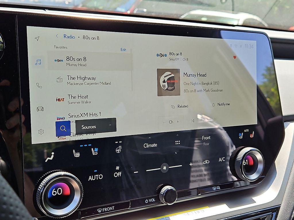 new 2025 Lexus TX 500h car, priced at $73,344