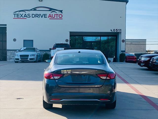 used 2015 Chrysler 200 car, priced at $5,990