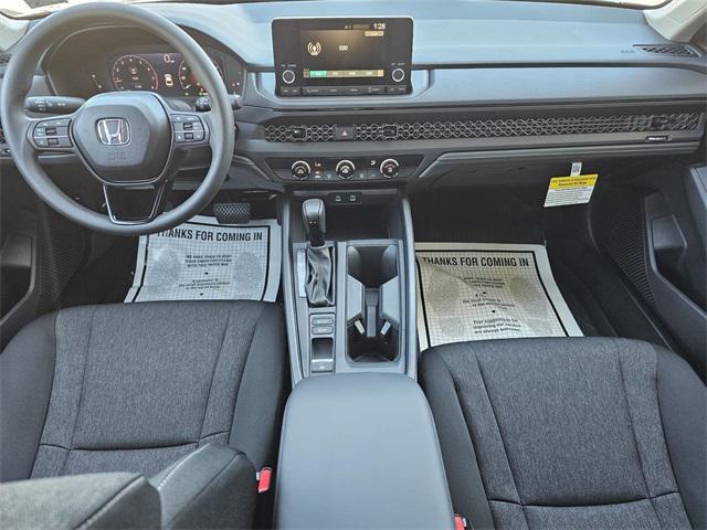 new 2025 Honda Accord car, priced at $30,740