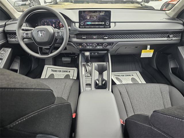 new 2025 Honda Accord car, priced at $30,630