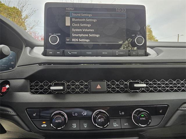 new 2025 Honda Accord car, priced at $33,005