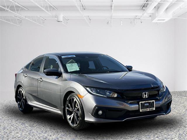 used 2021 Honda Civic car, priced at $21,700