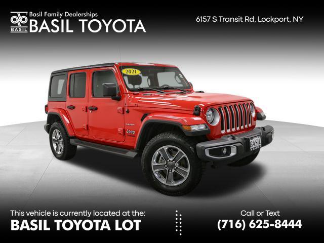 used 2021 Jeep Wrangler Unlimited car, priced at $29,997
